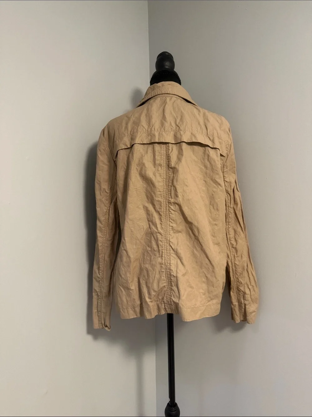 Laura Ashley Taupe Lightweight Button Jacket